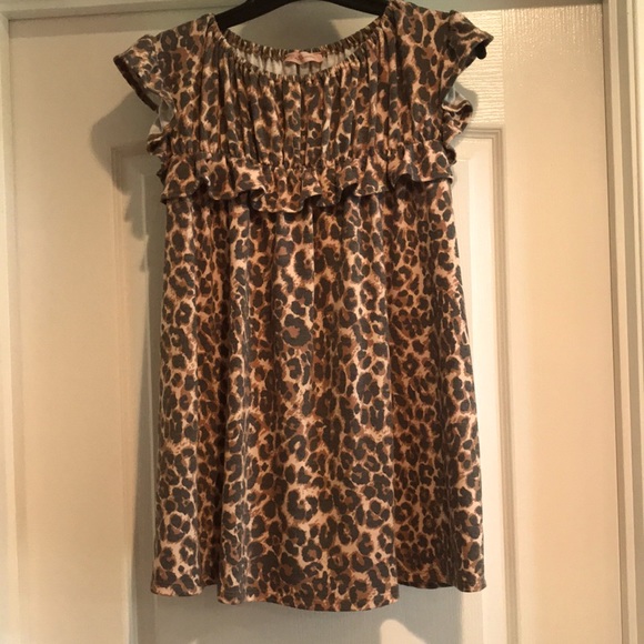 Leopard Knit Top - Picture 1 of 3